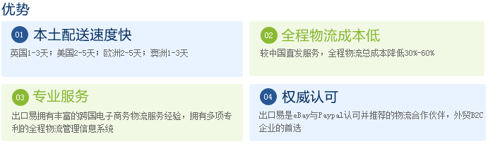 出口易海外仓储优势